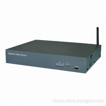 8-channel H.264 3G WCDMA Network Video Server, Convert Analog Camera to 3G IP Camera
